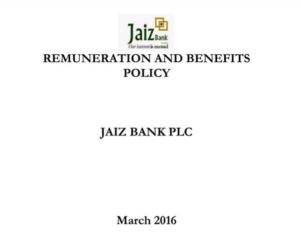 Remuneration and Benefits Policy