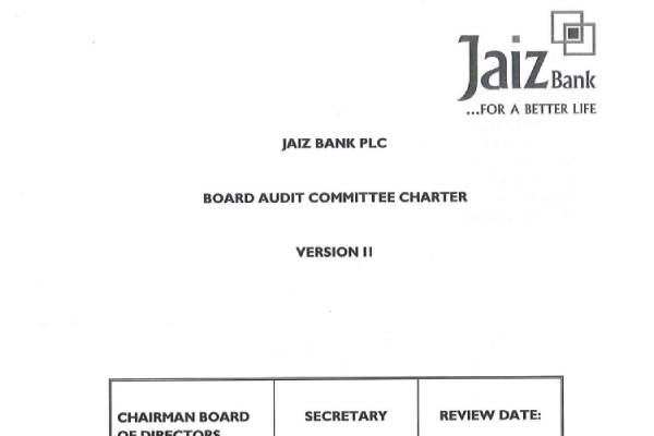 Board Audit Committee Charter